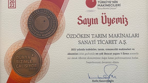 "Özdöken: İhracatta Zirvede!"