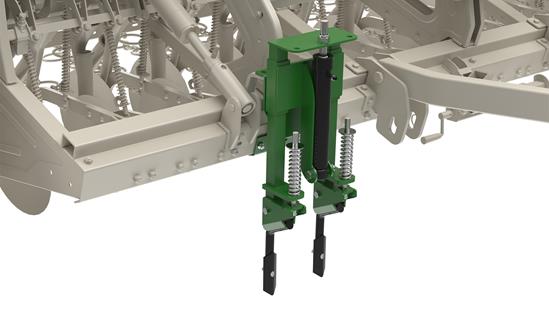 OPTIONAL - HYDRAULIC TRACK ERADICATOR