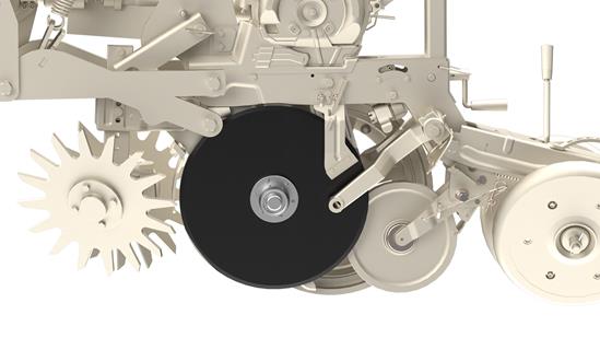 OPTIONAL - 420 MM SEED OPENER VERSION PER ONE ROW