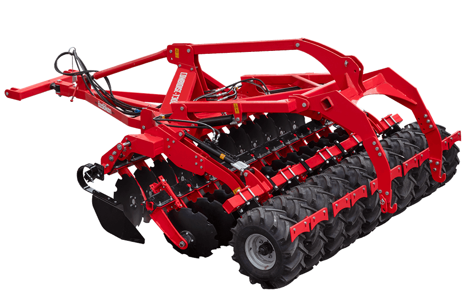 COMBIDISC - TRAILED DISCHARROW WITH SEEDER ATTACHMENT
