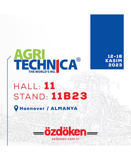 Agritechnica Fuarı'ndayız!